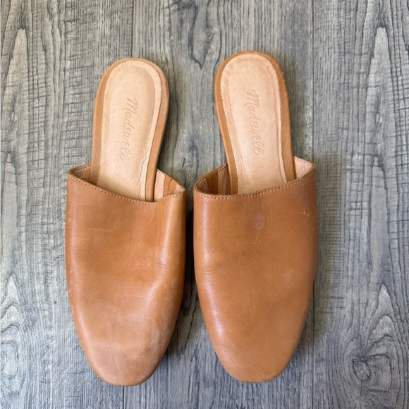 Madewell The Cory Mule in Leather- English Saddle- Size 8 - Picture 2 of 4